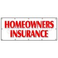 Signmission HOMEOWNERS INSURANCE BANNER SIGN home owners house building apts B-120 Homeowners Insurance